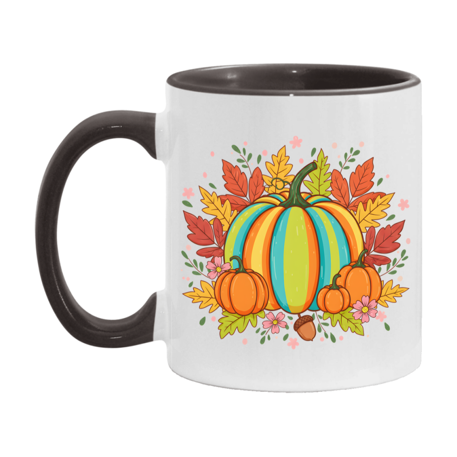 In Love With Fall Coffee Mug, Cozy Cute Autumn Coffee Cup, 11Oz Or 15Oz White Ceramic Mug