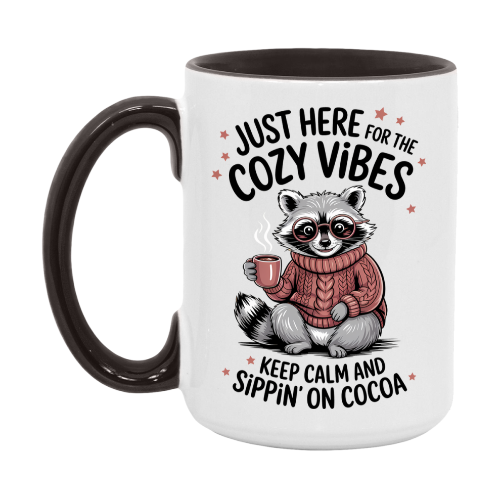 In Love With Fall Coffee Mug, Cozy Cute Autumn Coffee Cup, 11Oz Or 15Oz White Ceramic Mug