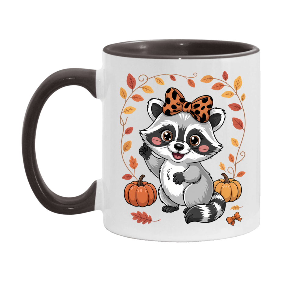 In Love With Fall Coffee Mug, Cozy Cute Autumn Coffee Cup, 11Oz Or 15Oz White Ceramic Mug