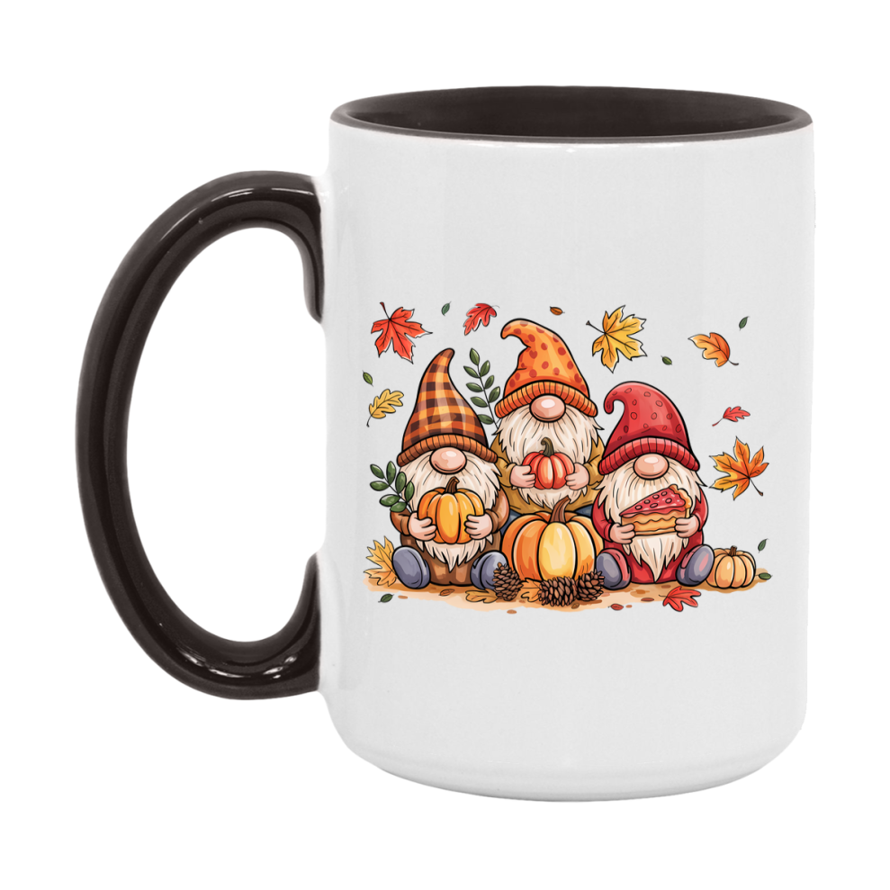 In Love With Fall Coffee Mug, Cozy Cute Autumn Coffee Cup, 11Oz Or 15Oz White Ceramic Mug