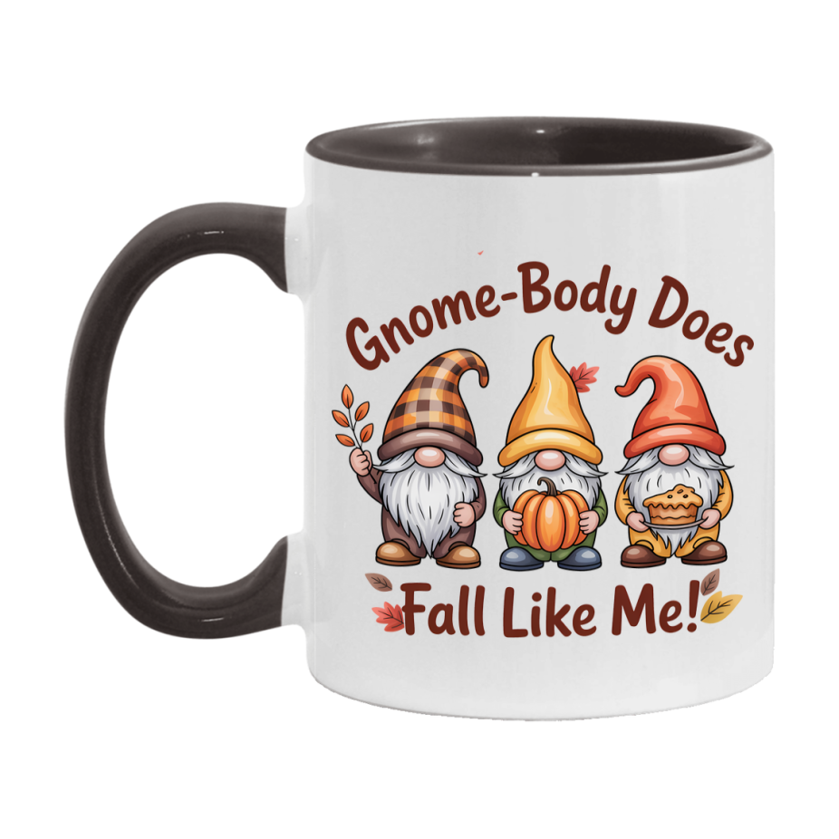 In Love With Fall Coffee Mug, Cozy Cute Autumn Coffee Cup, 11Oz Or 15Oz White Ceramic Mug