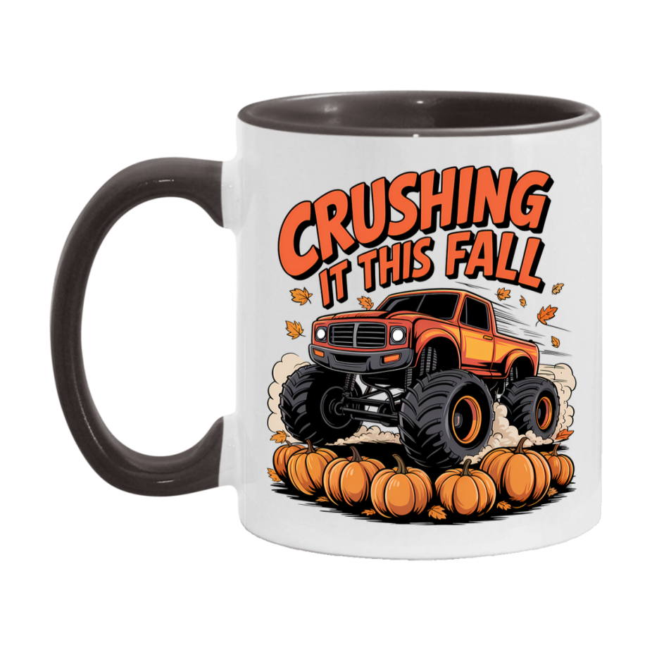 In Love With Fall Coffee Mug, Cozy Cute Autumn Coffee Cup, 11Oz Or 15Oz White Ceramic Mug