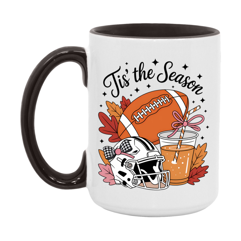 In Love With Fall Coffee Mug, Cozy Cute Autumn Coffee Cup, 11Oz Or 15Oz White Ceramic Mug