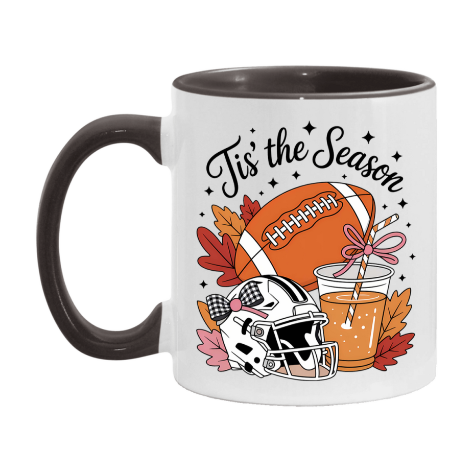 In Love With Fall Coffee Mug, Cozy Cute Autumn Coffee Cup, 11Oz Or 15Oz White Ceramic Mug