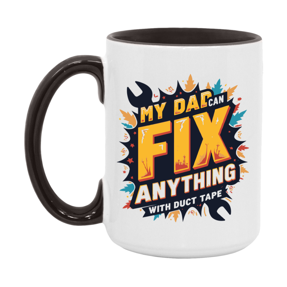 Dad Joke Coffee Mug, Funny Coffee Mug Gift For Dad, 11Oz Or 15Oz White Ceramic Cup