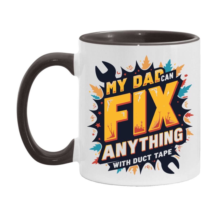 Dad Joke Coffee Mug, Funny Coffee Mug Gift For Dad, 11Oz Or 15Oz White Ceramic Cup