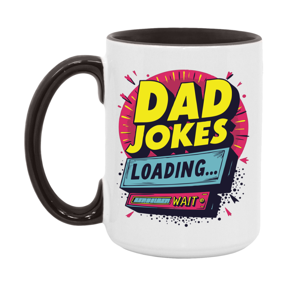 Dad Joke Coffee Mug, Funny Coffee Mug Gift For Dad, 11Oz Or 15Oz White Ceramic Cup