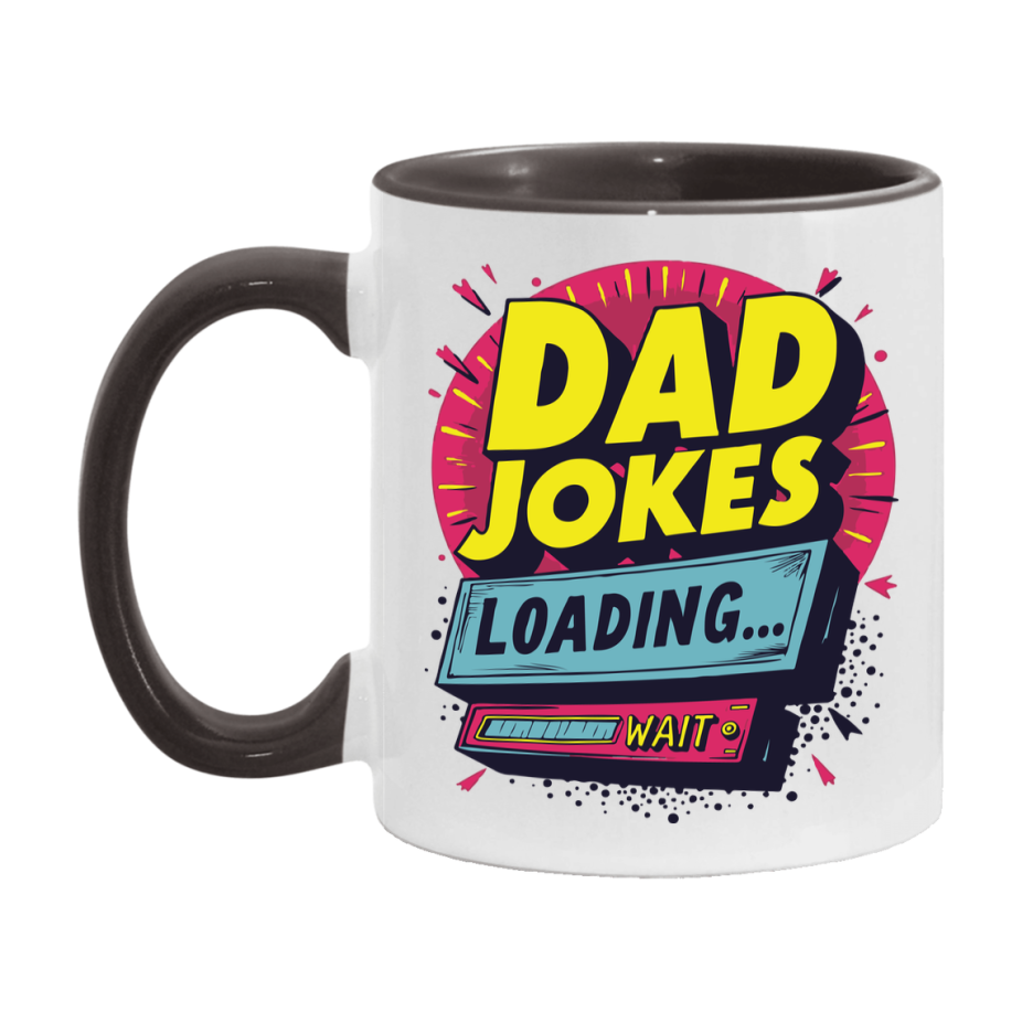 Dad Joke Coffee Mug, Funny Coffee Mug Gift For Dad, 11Oz Or 15Oz White Ceramic Cup