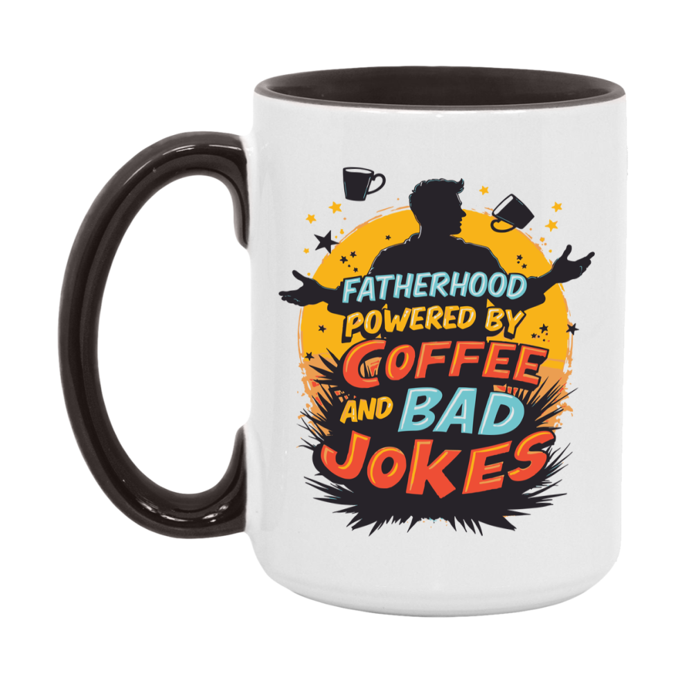 Dad Joke Coffee Mug, Funny Coffee Mug Gift For Dad, 11Oz Or 15Oz White Ceramic Cup