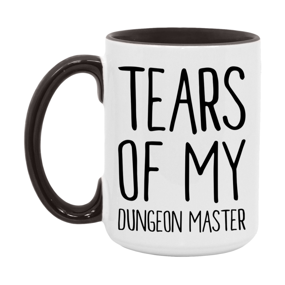 Dnd Dragon Masters Mug, Tears Of My Dungeon Master Coffee Mug, Rpg Gift