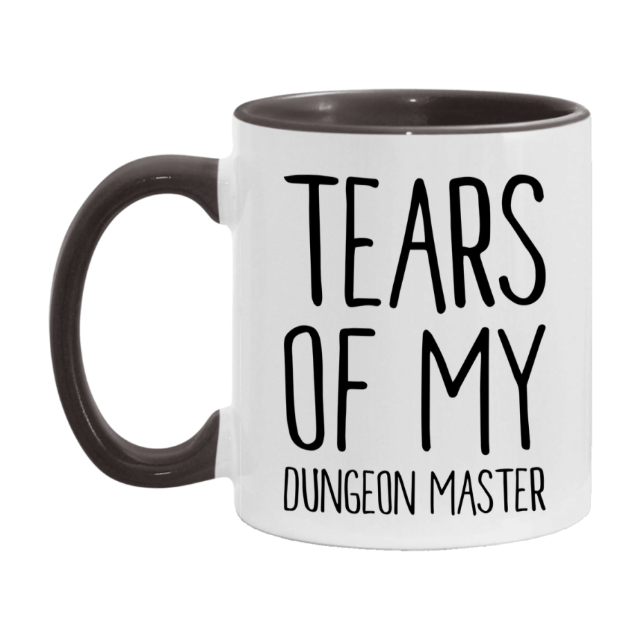 Dnd Dragon Masters Mug, Tears Of My Dungeon Master Coffee Mug, Rpg Gift