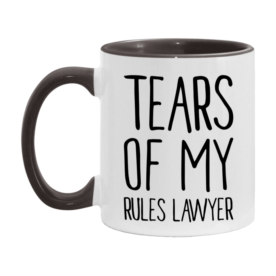 Dnd Dragon Masters Mug, Tears Of My Rules Lawyer Coffee Mug, Rpg Gift