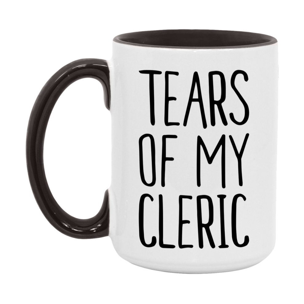 Dnd Dragon Masters Mug, Tears Of My Cleric Coffee Mug, Rpg Gift