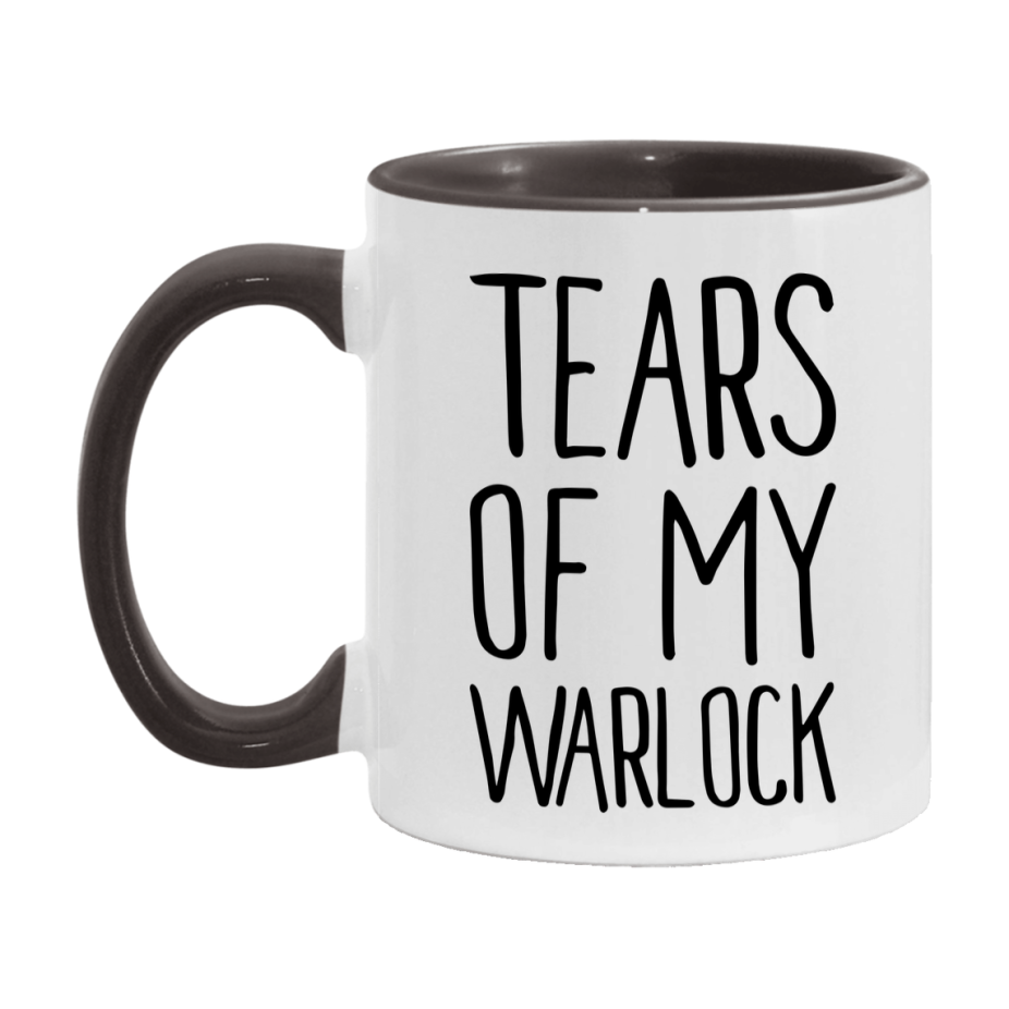 Dnd Dragon Masters Mug, Tears Of My Warlock Coffee Mug, Rpg Gift
