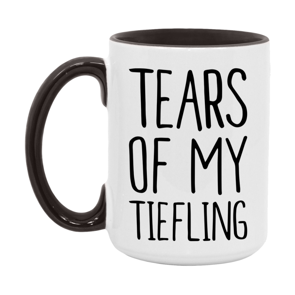 Dnd Dragon Masters Mug, Tears Of My Tiefling Coffee Mug, Rpg Gift