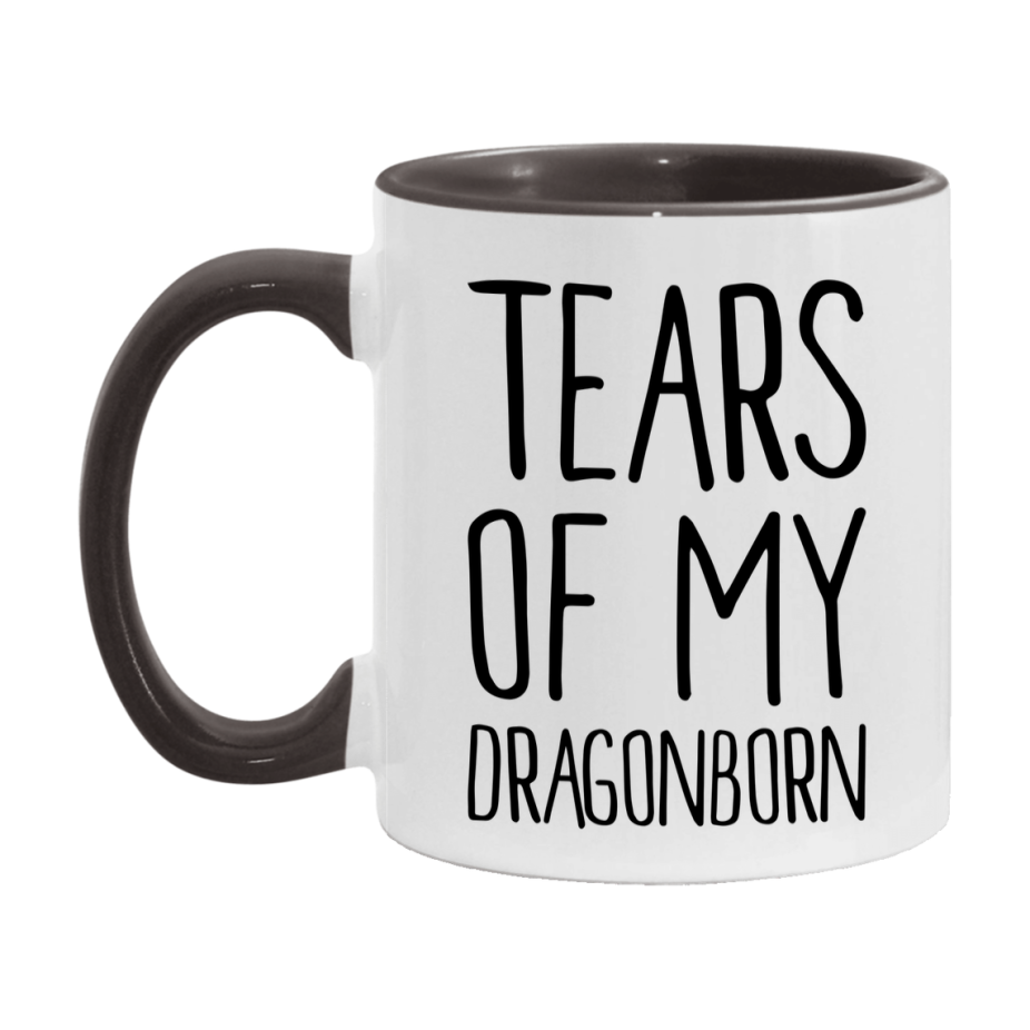 Dnd Dragon Masters Mug, Tears Of My Dragonborn Coffee Mug, Rpg Gift