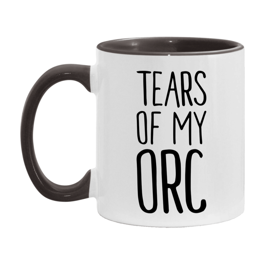Dnd Dragon Masters Mug, Tears Of My Orc Coffee Mug, Rpg Gift