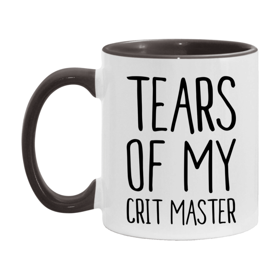 Dnd Dragon Masters Mug, Tears Of My Crit Master Coffee Mug, Rpg Gift