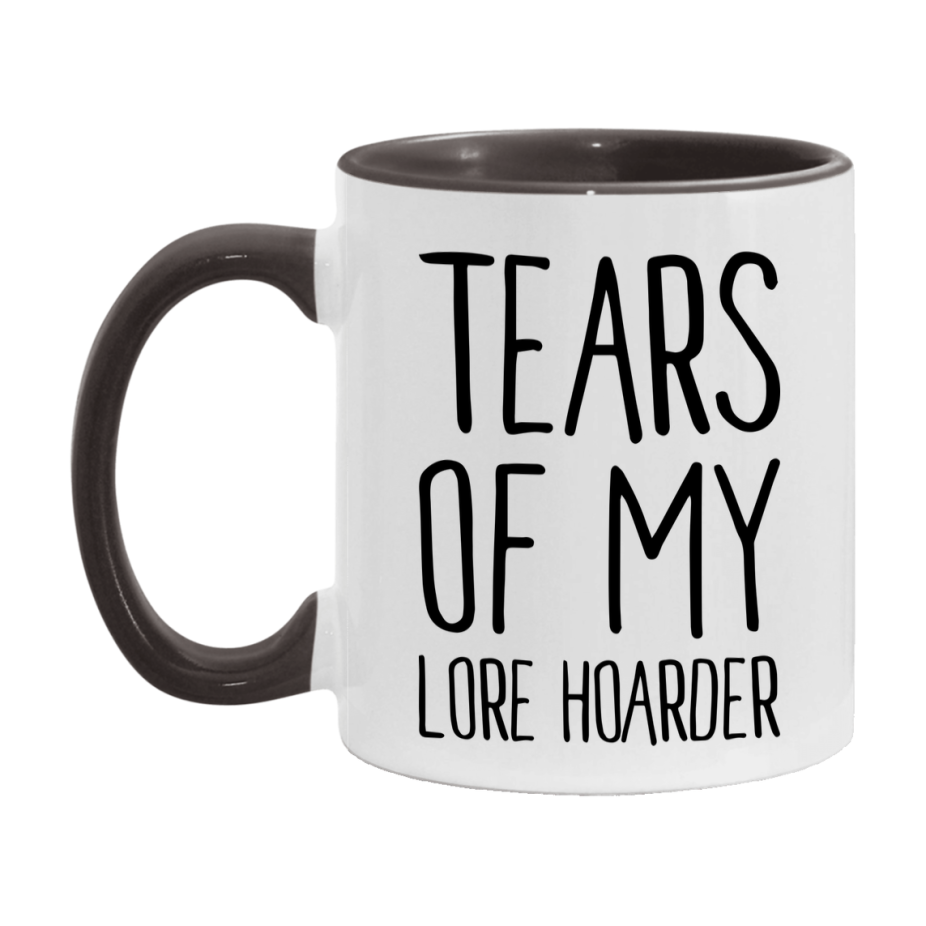 Dnd Dragon Masters Mug, Tears Of My Lore Hoarder Coffee Mug, Rpg Gift
