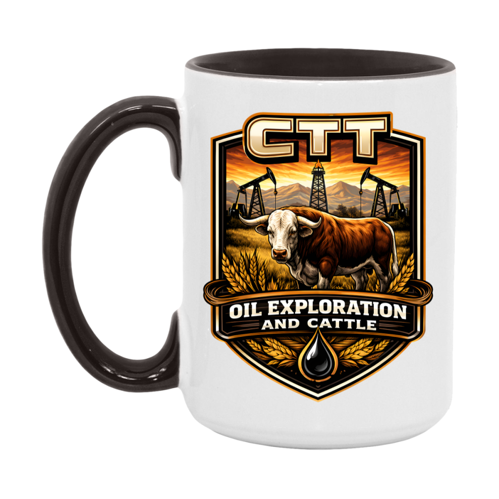 CTT Oil Exploration And Cattle Mug
