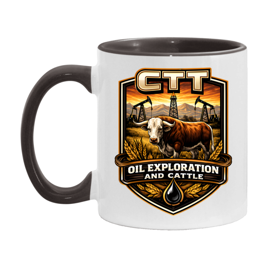 CTT Oil Exploration And Cattle Mug