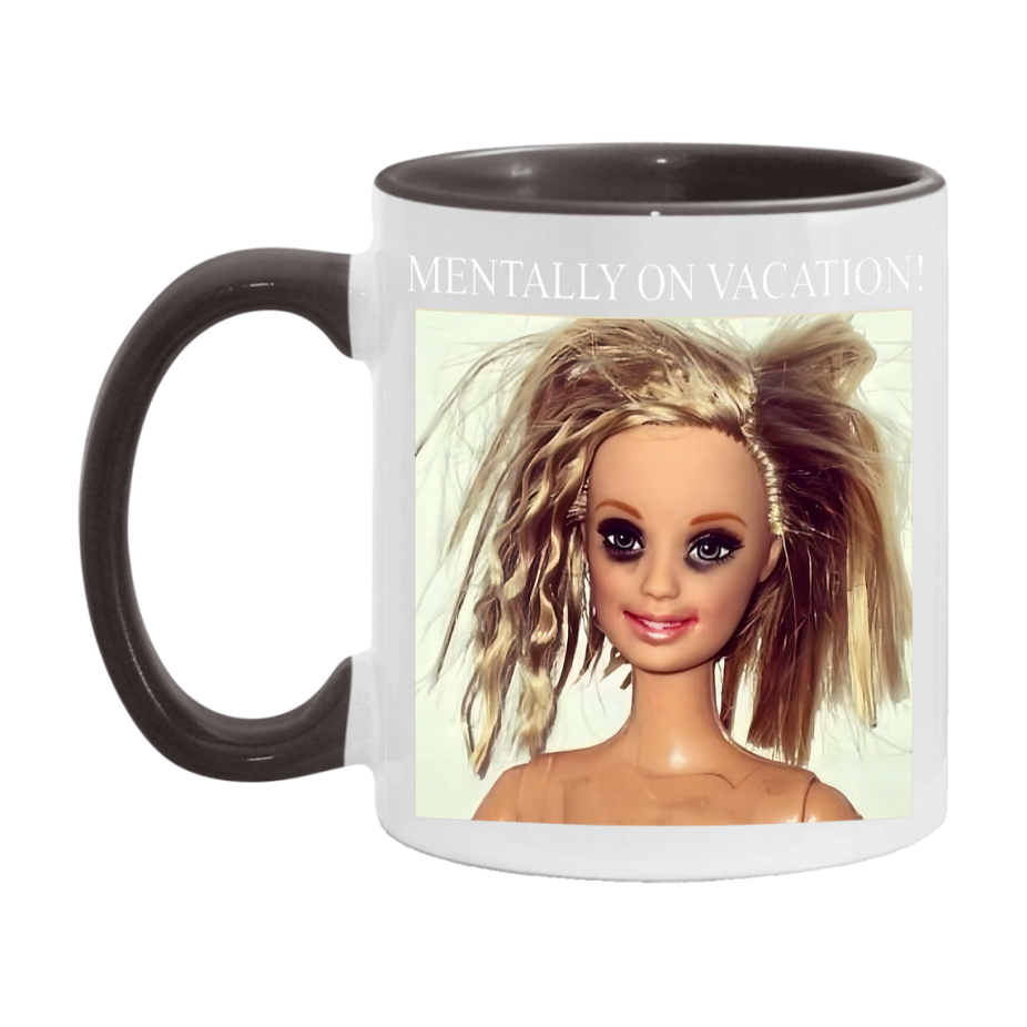 Disgusted Doll Face Mug, Funny Doll Face Meme Coffee Cup