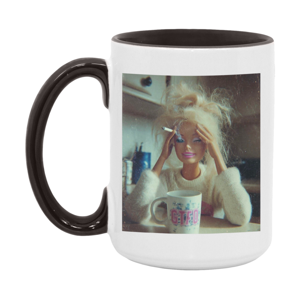 Disgusted Doll Face Mug, Funny Doll Face Meme Coffee Cup