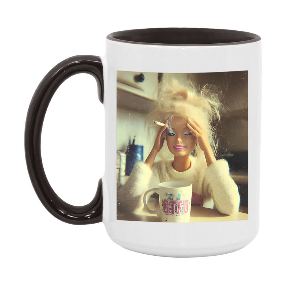 Disgusted Doll Face Mug, Funny Doll Face Meme Coffee Cup