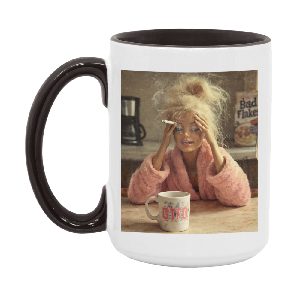 Disgusted Doll Face Mug, Funny Doll Face Meme Coffee Cup