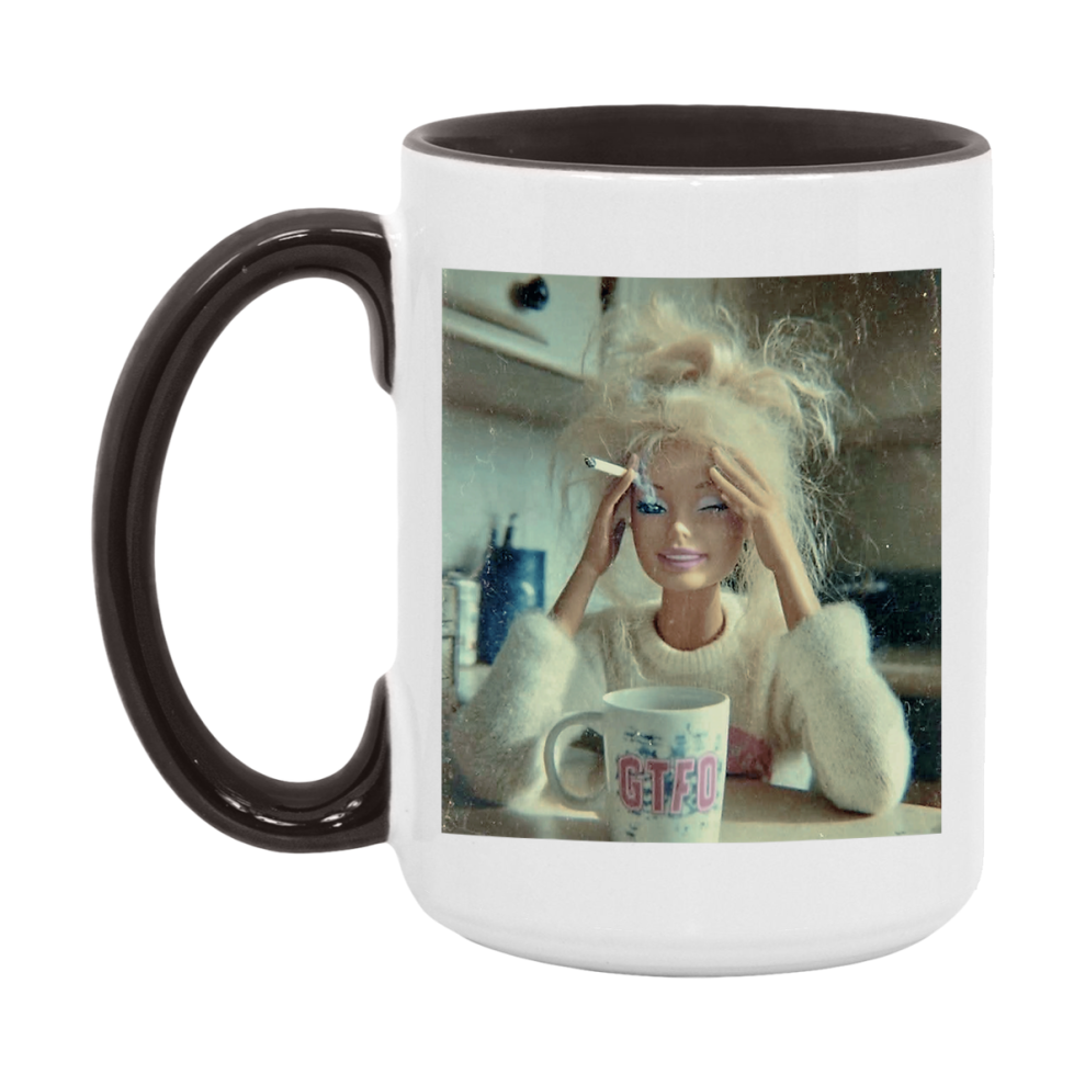 Disgusted Doll Face Mug, Funny Doll Face Meme Coffee Cup