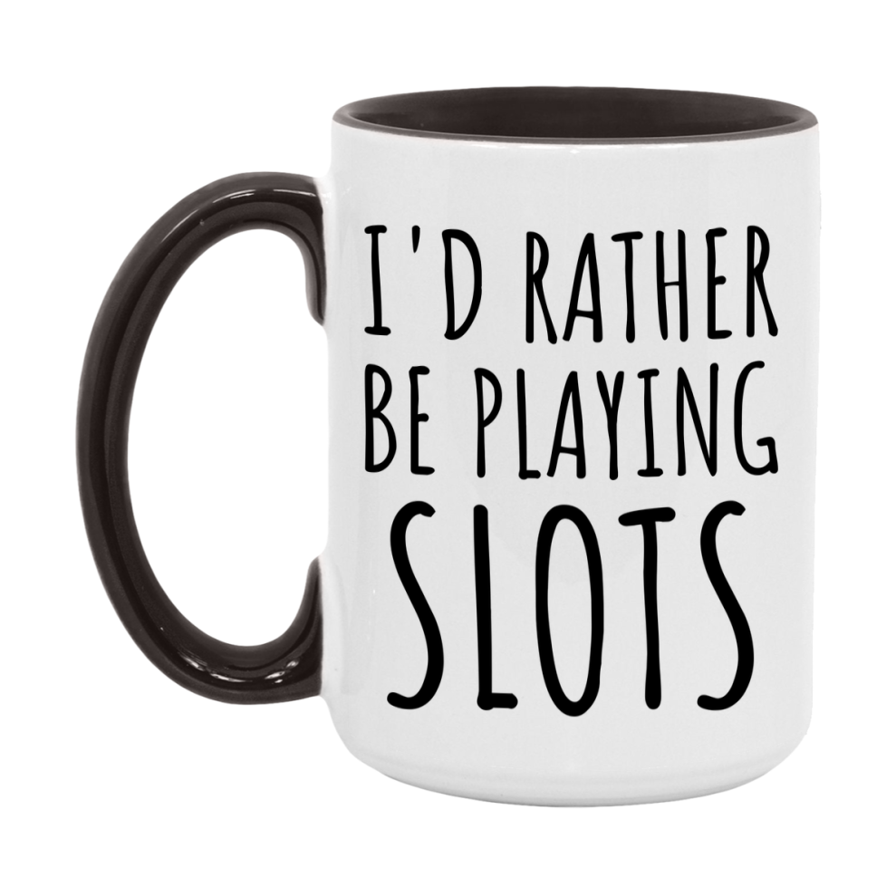 Casino Mug For Slots Players, Funny Slots Coffee Mug, 11Oz Or 15Oz Novelty Mug