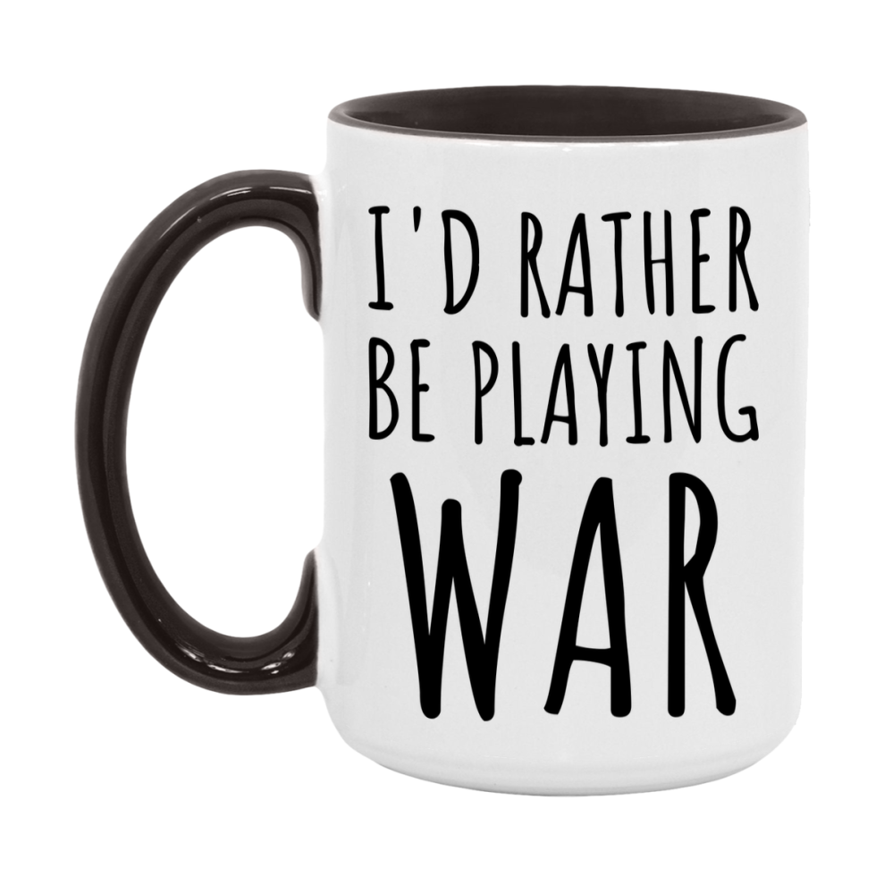 Casino Mug For War Players, Funny War Coffee Mug, 11Oz Or 15Oz Novelty Mug