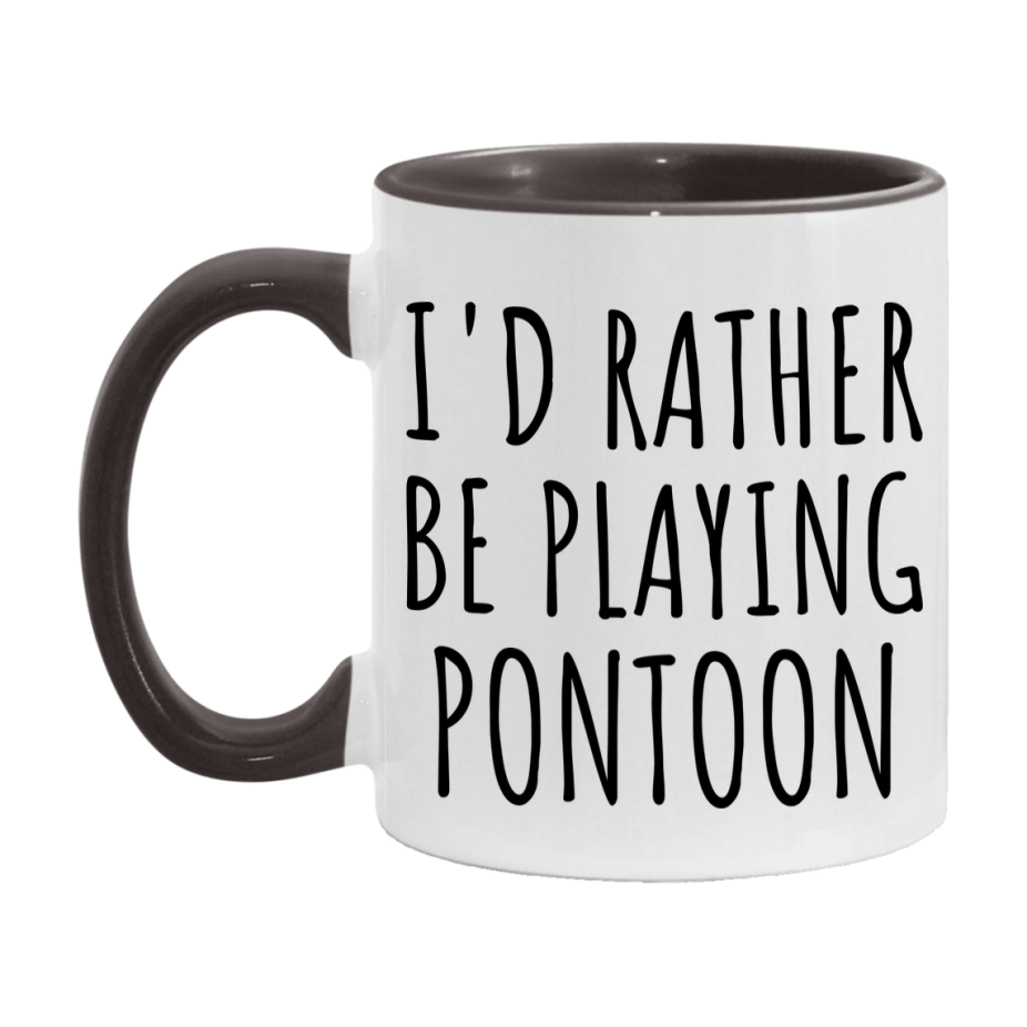 Casino Mug For Pontoon Players, Funny Pontoon Coffee Mug, 11Oz Or 15Oz Novelty Mug