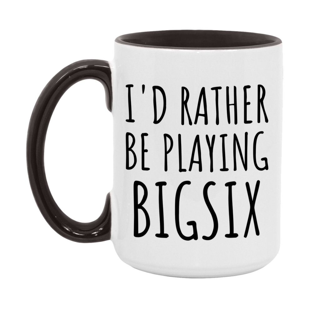 Casino Mug For Bigsix Players, Funny Bigsix Coffee Mug, 11Oz Or 15Oz Novelty Mug
