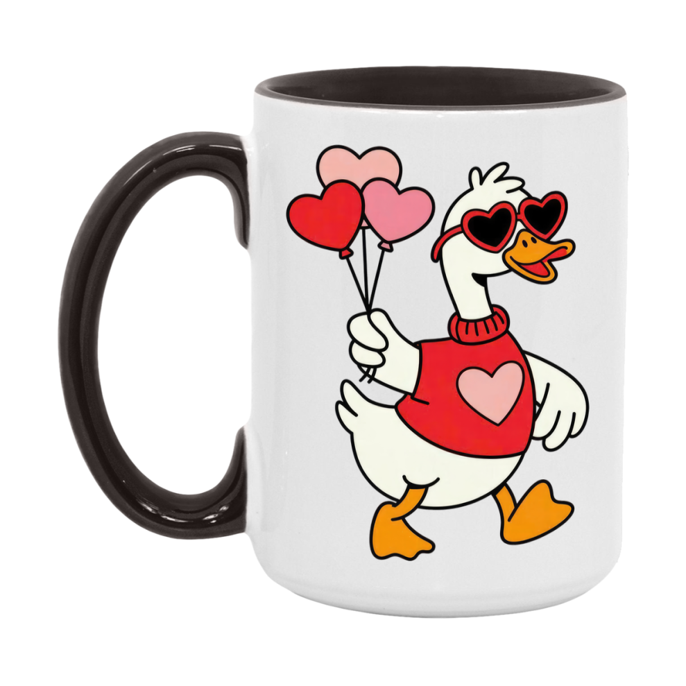 Silly Goose Mug, Silly Goose Valentine Mug, 11Oz Or 15Oz Ceramic Coffee Mug