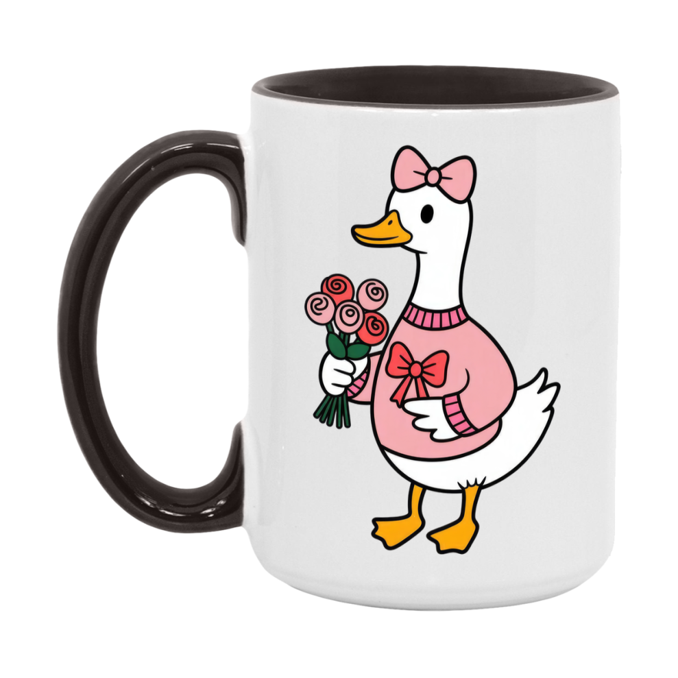 Silly Goose Mug, Silly Goose Valentine Mug, 11Oz Or 15Oz Ceramic Coffee Mug