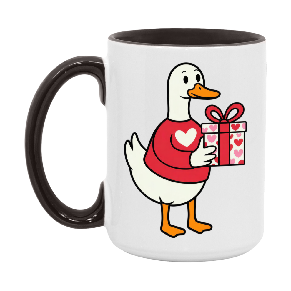Silly Goose Mug, Silly Goose Valentine Mug, 11Oz Or 15Oz Ceramic Coffee Mug
