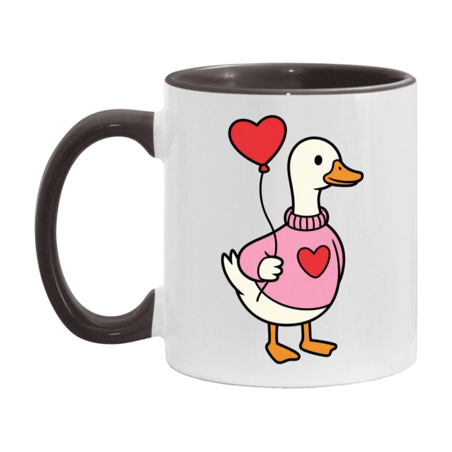 Silly Goose Mug, Silly Goose Valentine Mug, 11Oz Or 15Oz Ceramic Coffee Mug