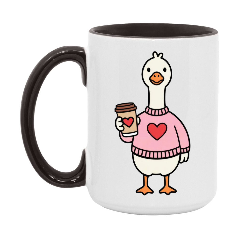 Silly Goose Mug, Silly Goose Valentine Mug, 11Oz Or 15Oz Ceramic Coffee Mug