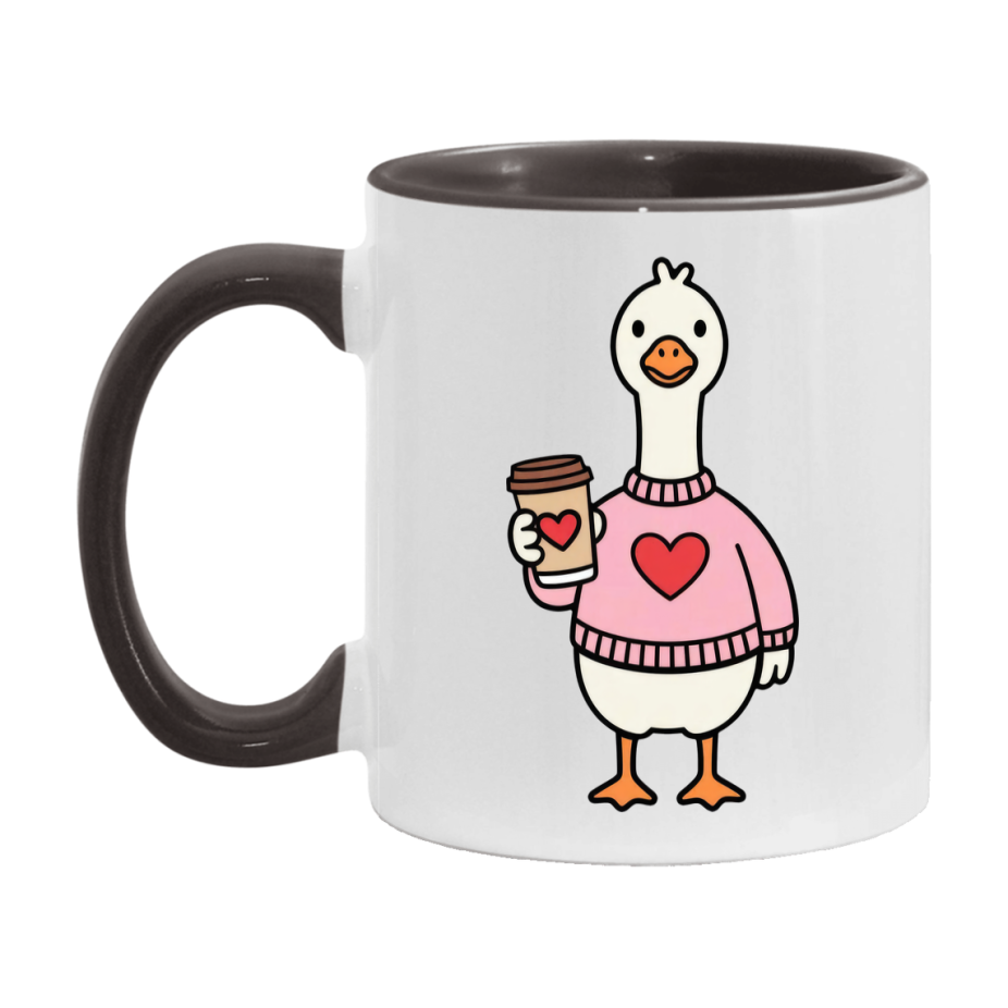 Silly Goose Mug, Silly Goose Valentine Mug, 11Oz Or 15Oz Ceramic Coffee Mug