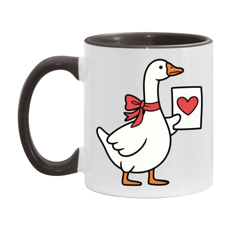 Silly Goose Mug, Silly Goose Valentine Mug, 11Oz Or 15Oz Ceramic Coffee Mug