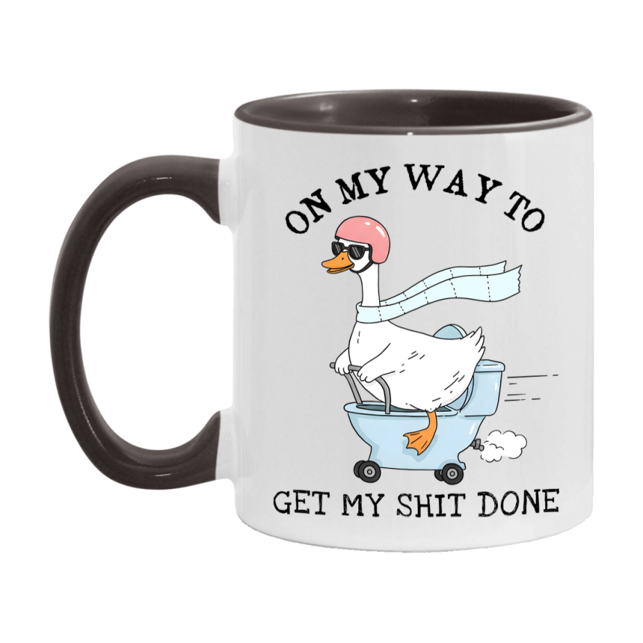 Silly Goose Mug, Funny Goose Coffee Mug, 11Oz Or 15Oz Ceramic Cup