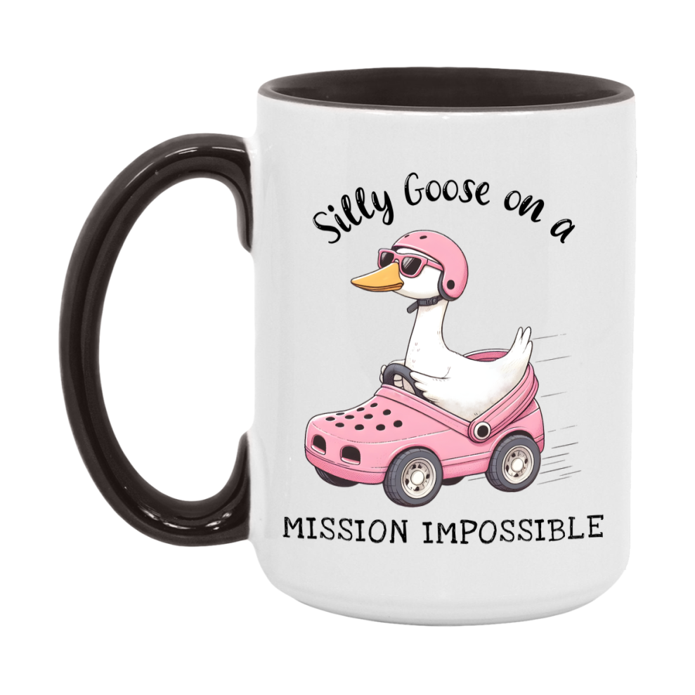 Silly Goose Mug, Funny Goose Coffee Mug, 11Oz Or 15Oz Ceramic Cup