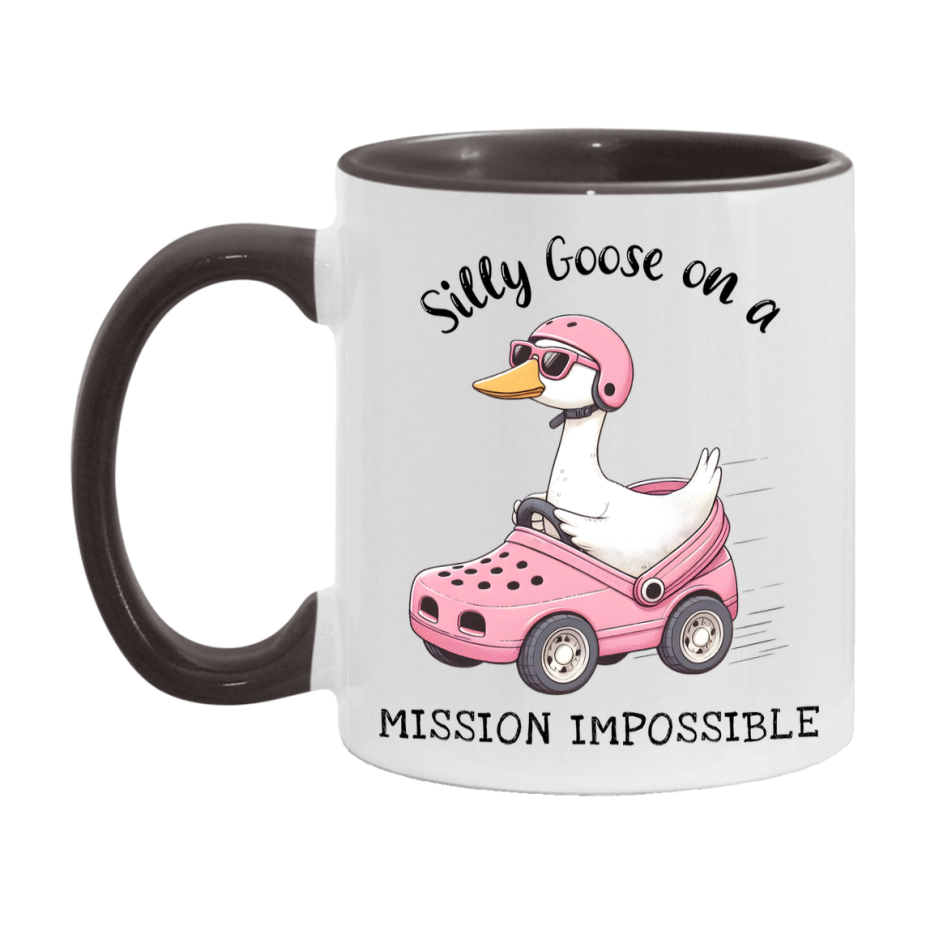 Silly Goose Mug, Funny Goose Coffee Mug, 11Oz Or 15Oz Ceramic Cup