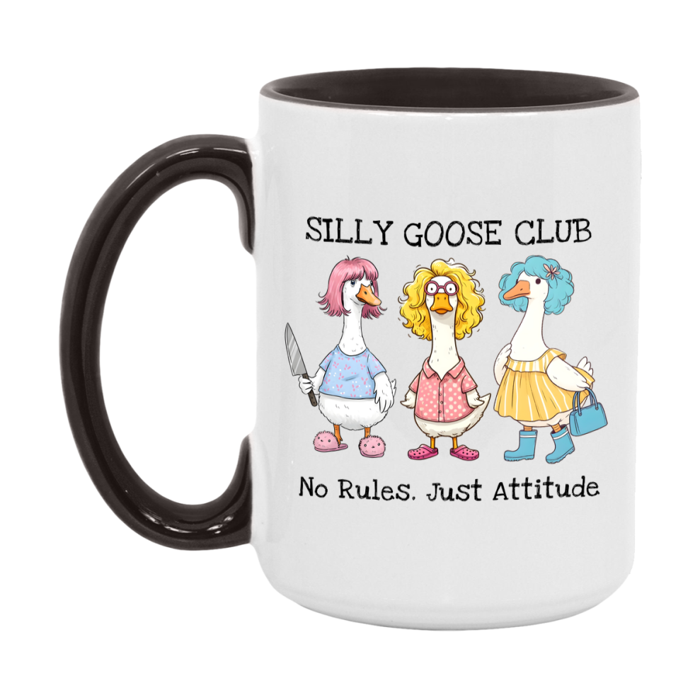 Silly Goose Mug, Funny Goose Coffee Mug, 11Oz Or 15Oz Ceramic Cup