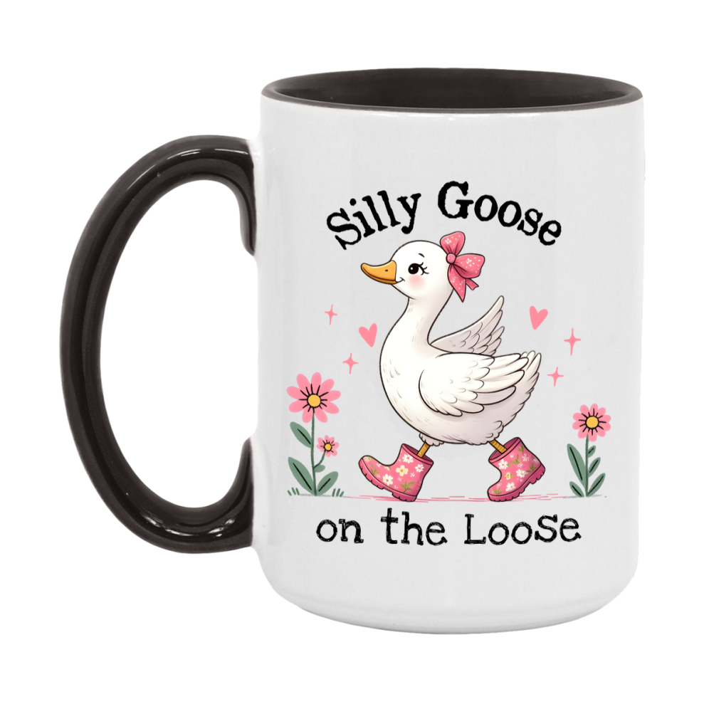Silly Goose Mug, Funny Goose Coffee Mug, 11Oz Or 15Oz Ceramic Cup