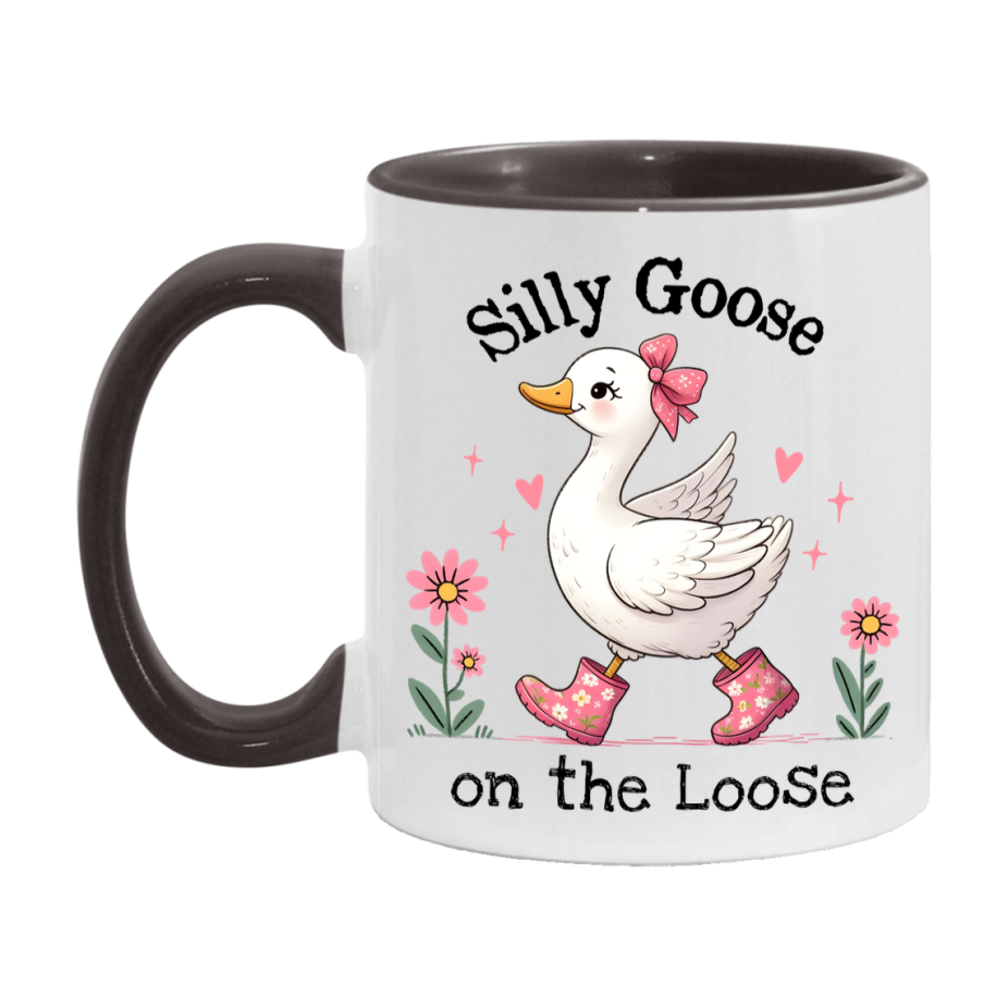 Silly Goose Mug, Funny Goose Coffee Mug, 11Oz Or 15Oz Ceramic Cup