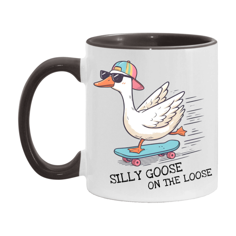 Silly Goose Mug, Funny Goose Coffee Mug, 11Oz Or 15Oz Ceramic Cup