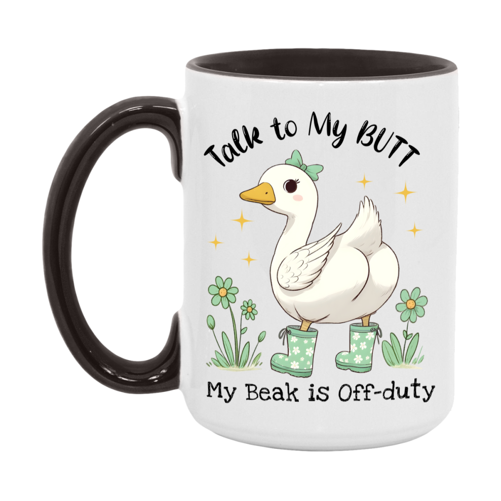 Silly Goose Mug, Funny Goose Coffee Mug, 11Oz Or 15Oz Ceramic Cup