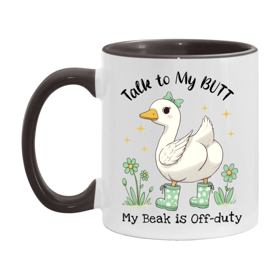 Silly Goose Mug, Funny Goose Coffee Mug, 11Oz Or 15Oz Ceramic Cup